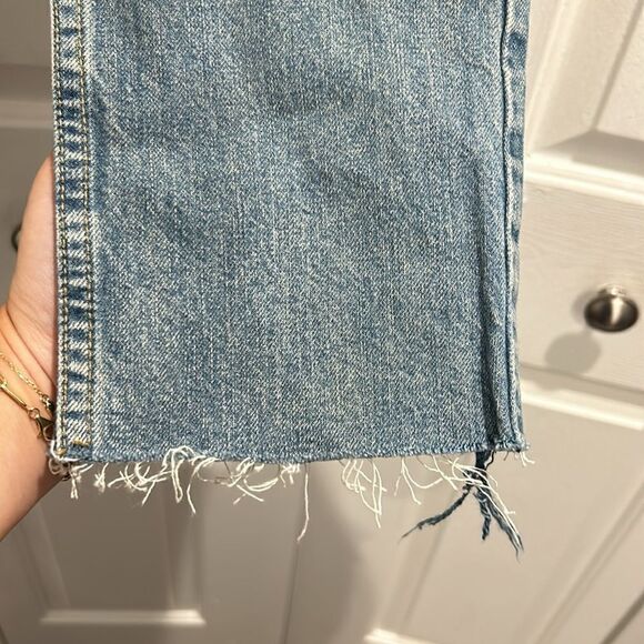 Re/Done Cropped Jeans, Size 24 - Picture 5 of 12